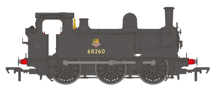 NER E (J71) 68260 BR Black (Early Emblem) Steam Tank Locomotive