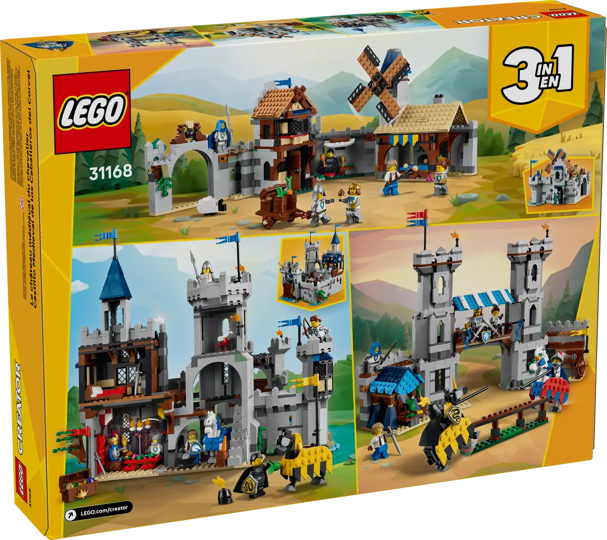31168 Lego Creator Medieval Horse Knight Castle - 31168