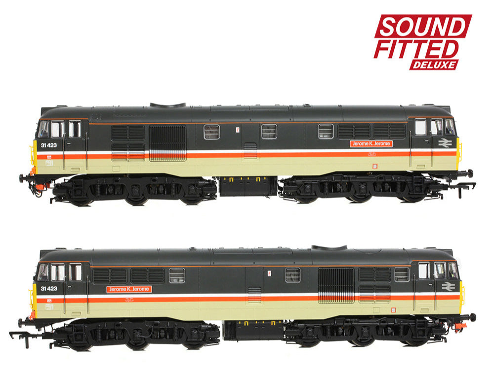 Class 31/4 Refurbished 31423 'Jerome K. Jerome' BR InterCity (Mainline) Diesel Locomotive - DCC Sound Deluxe