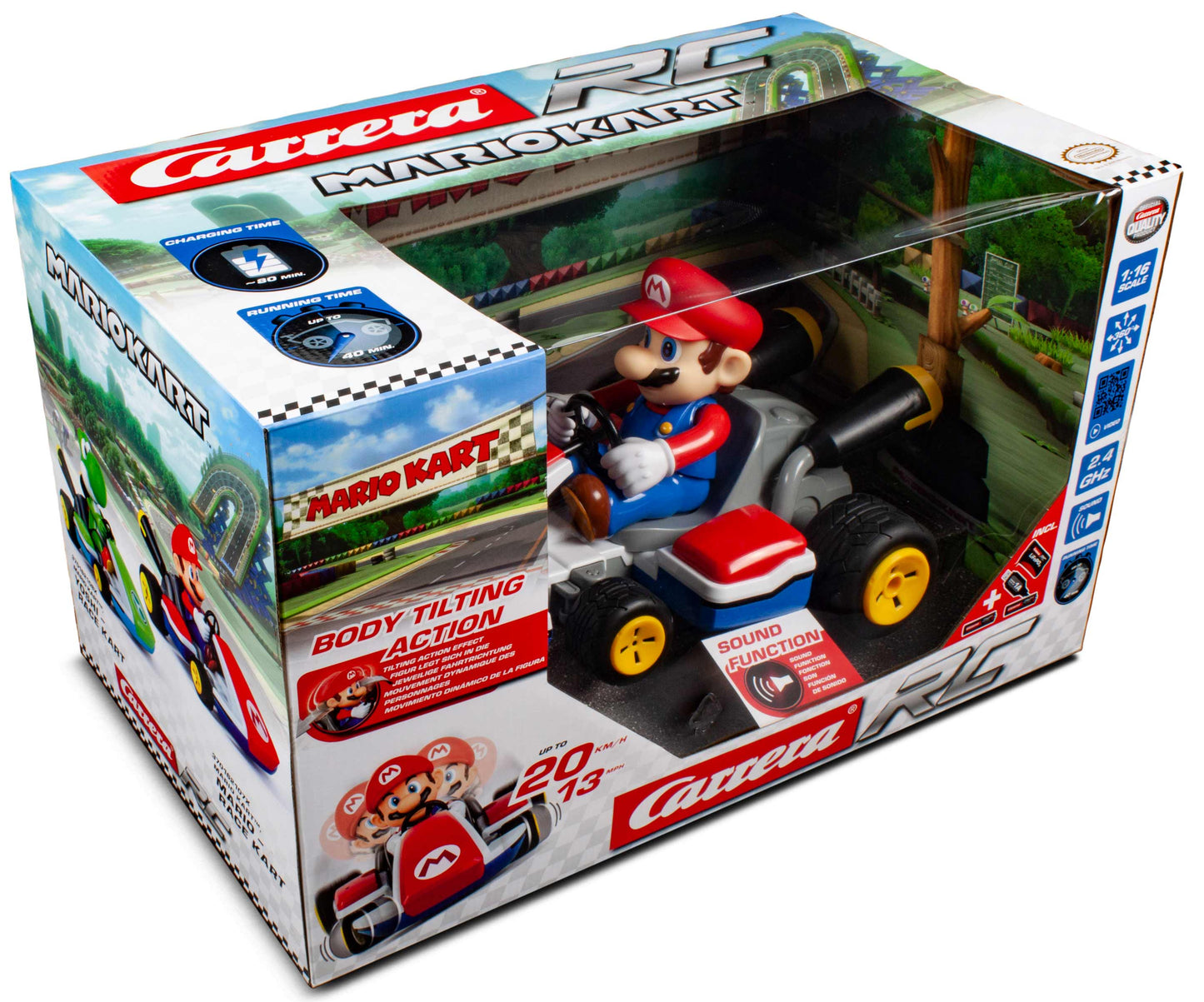 Carrera RC Mario Kart™, Mario - Race Kart with Sound 2.4GHz