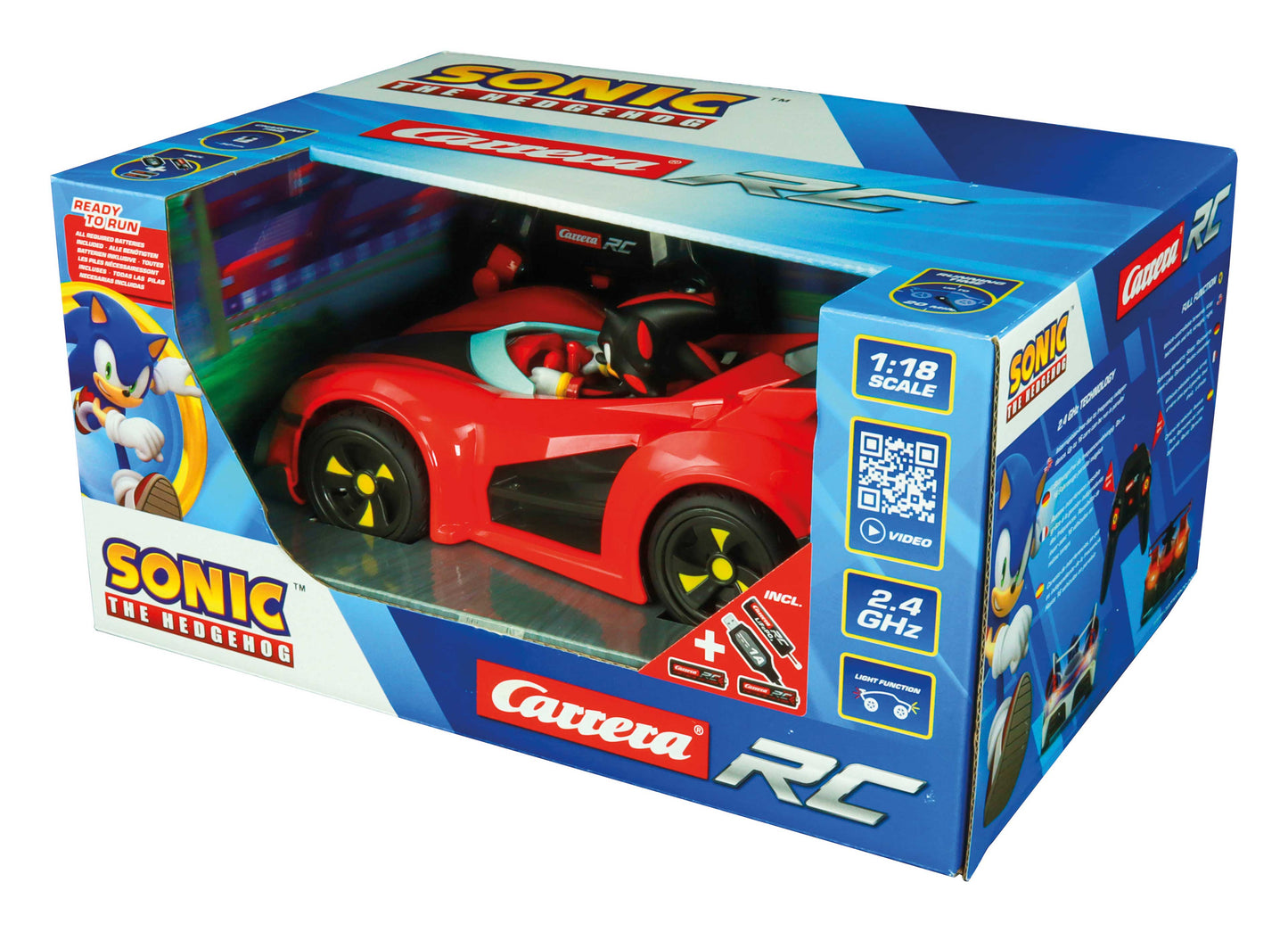 Carrera RC Sonic the Hedgehog™ - Team Sonic Racing, Shadow - Performance Version