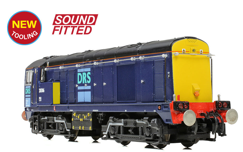 372-700SF Class 20/3 20306 DRS Blue Diesel Locomotive - DCC Sound
