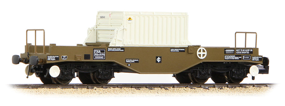 BR FNA Nuclear Flask Wagon with Sloping Floor with Flask No.550040