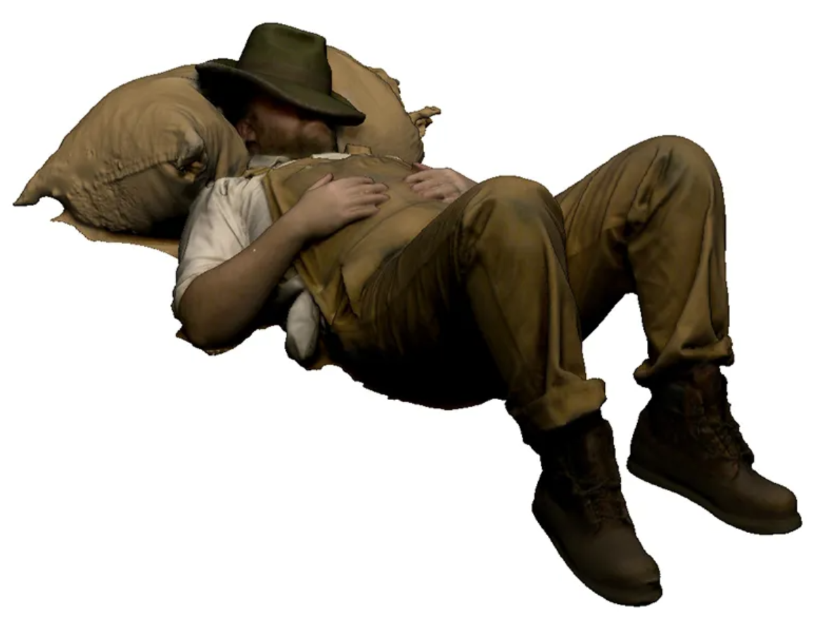 O Gauge - Trade & Services - Mill worker sleeping