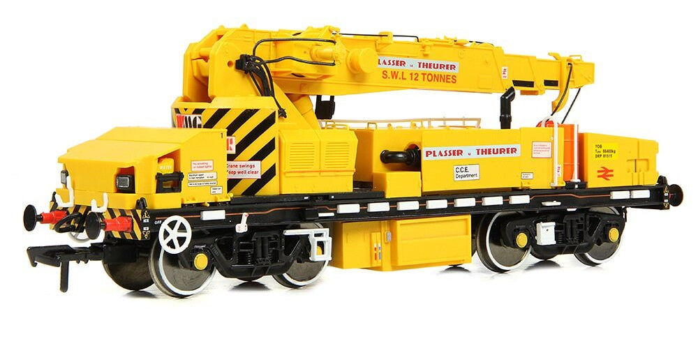 Plasser 12T YOB Diesel-Hydraulic Crane DRP81515 BR Departmental Yellow