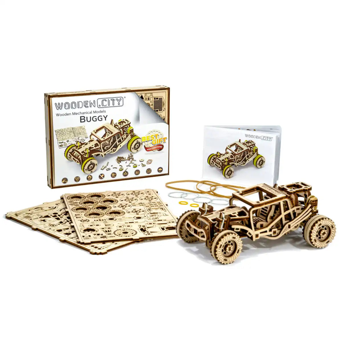 3D Wooden Car Puzzle – Buggy