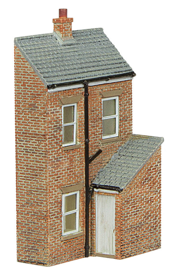 Low Relief Rear Of Terrace - Left Hand, White Door