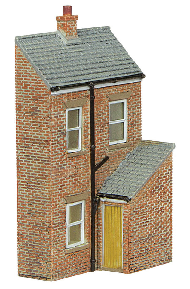 Low Relief Rear Of Terrace - Left Hand, Yellow Door