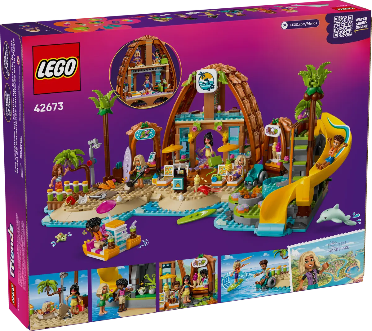 42673 Lego Friends Family Vacation Beach Resort - 42673