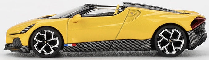 MGT01137-L Bugatti W16 Mistral Yellow (LHD)