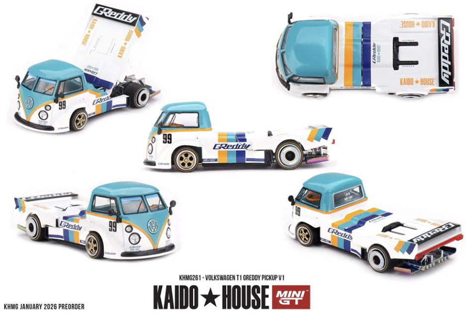 MGTKHMG261 Volkswagen T1 Greddy Pickup V1