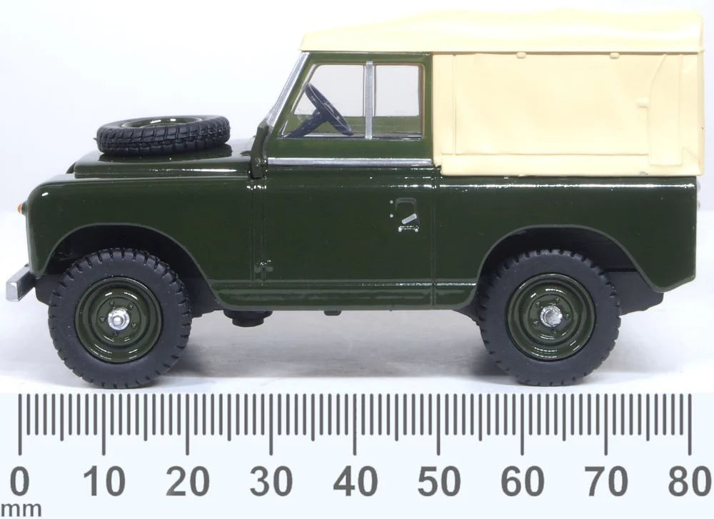 Land Rover Series II SWB Canvas Bronze Green