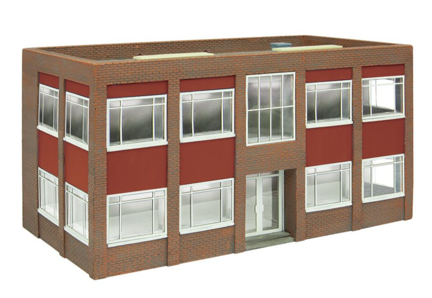 Two Storey Office Block - Red