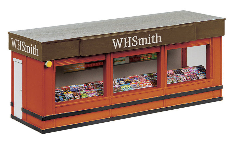 Newsagent Platform Kiosk - Orange & Brown