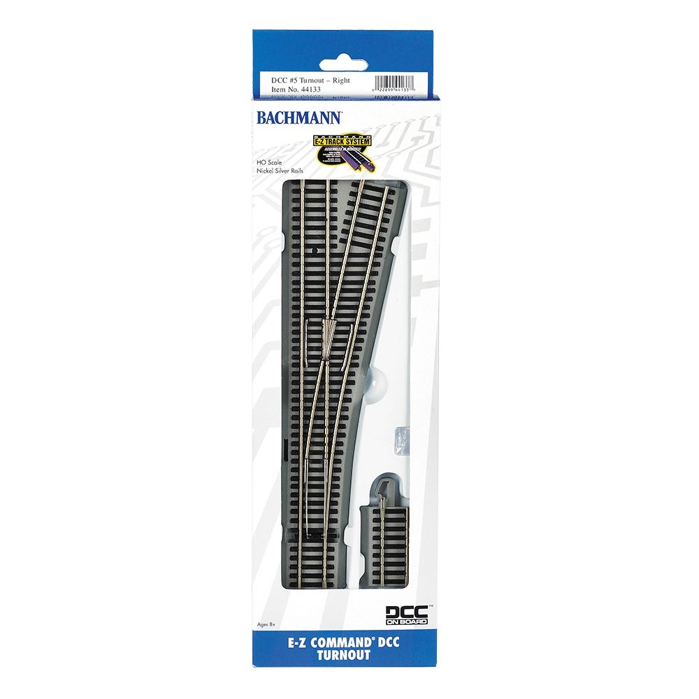 E-Z Command DCC #5 Turnout – Right