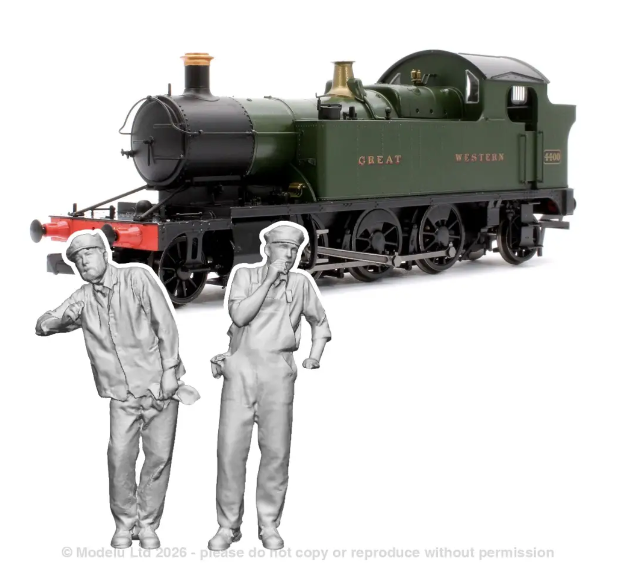 11294-148 N Gauge Loco Specific Crew - GWR 44XX Prairie Crew Pack