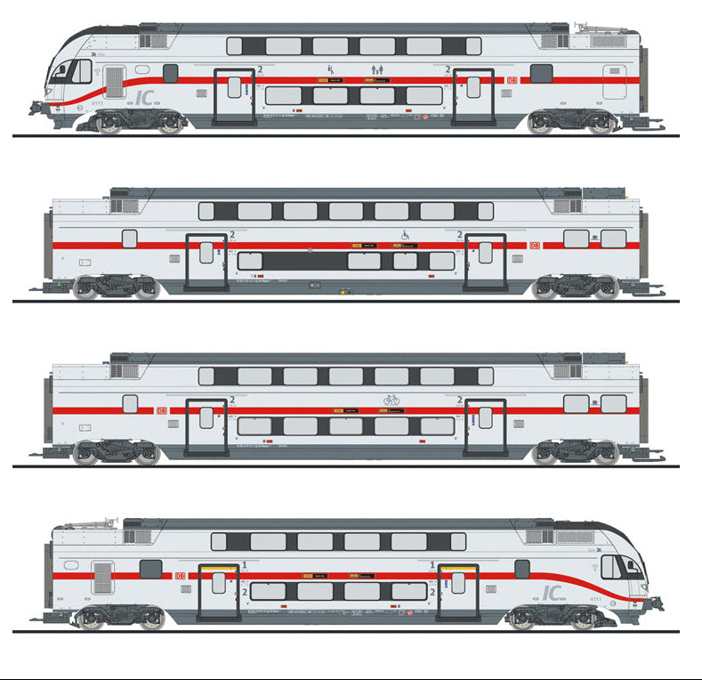 4-part electric multiple unit, "KISS", DB AG, IC version, Ep.VI