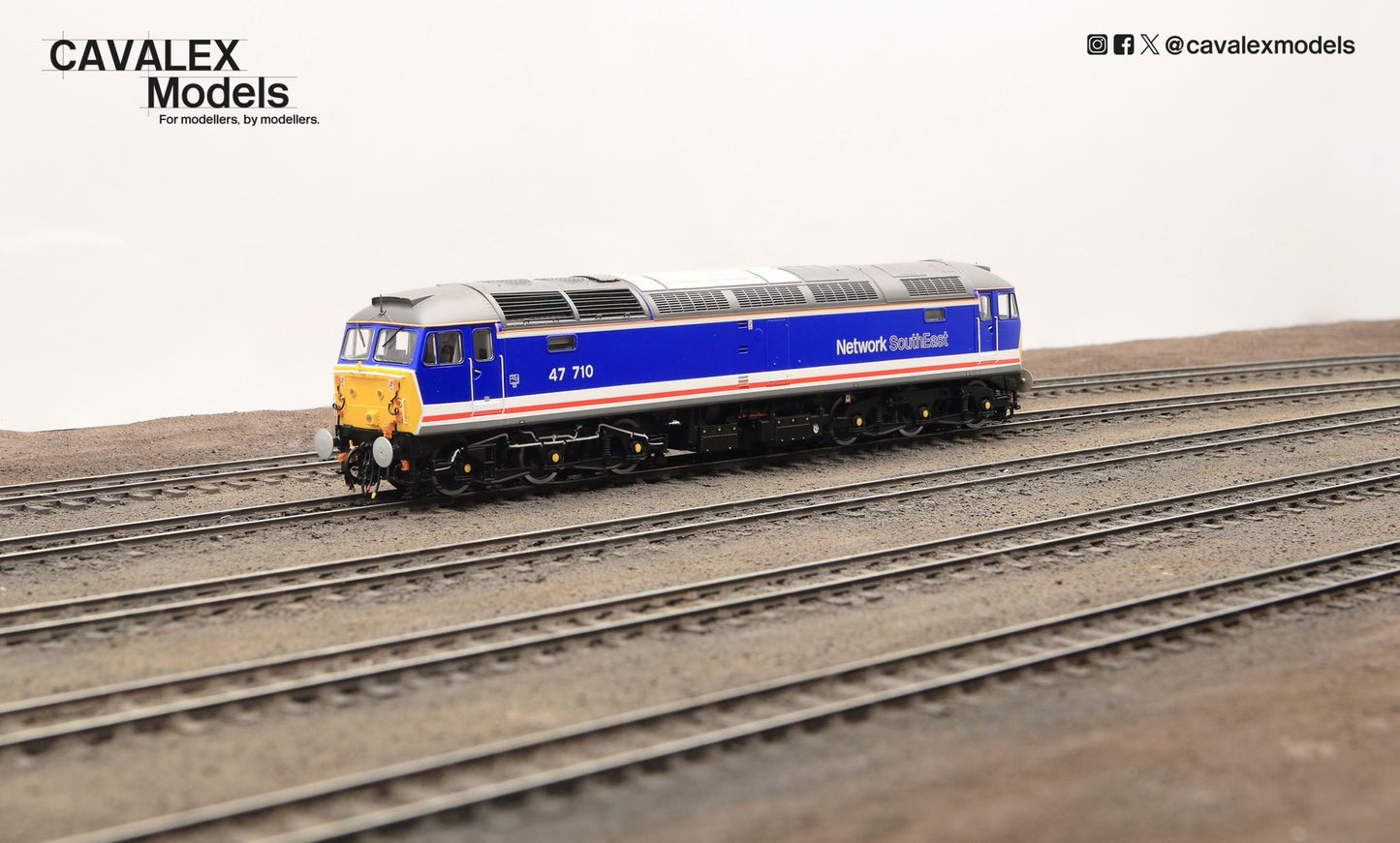 CM-47710-RNSE Class 47 Revised Network SouthEast No.47710 Diesel Locomotive