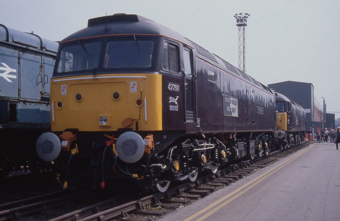 CM-47798-R-SFW Highly Detailed Premium Weathered Class 47 RES Royal Livery 'Prince William' No.47798 Diesel Locomotive - DCC Sound