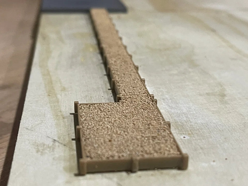 OO Gauge Wooden Walkway Trough (Single Pack) - Unpainted