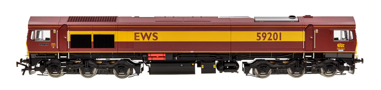 Class 59 59201 EWS Vale of York Diesel Locomotive