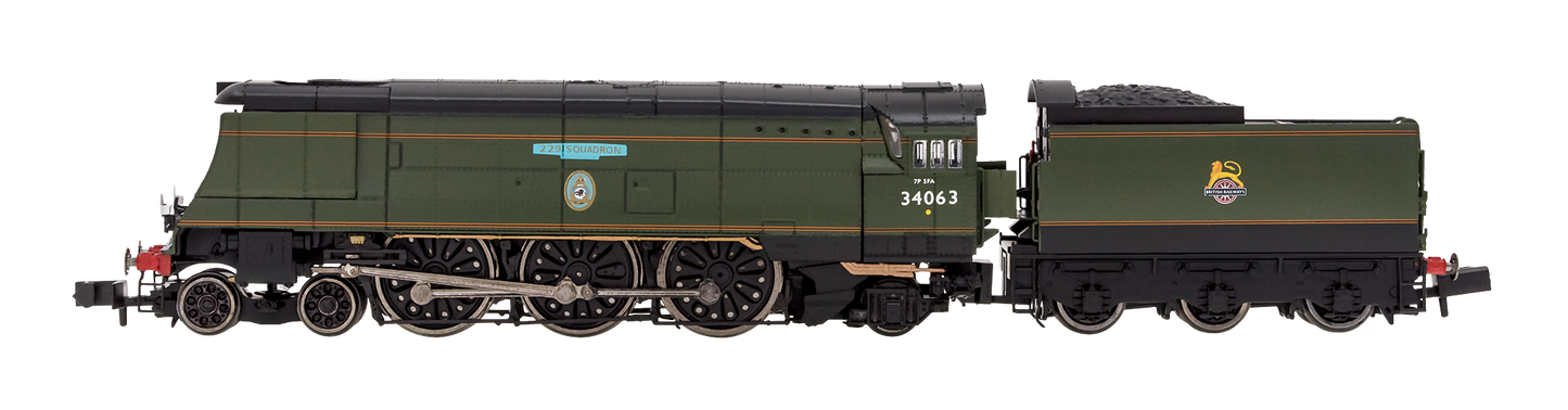 Battle of Britain ‘229 Squadron’ 34063 BR Green Early Crest