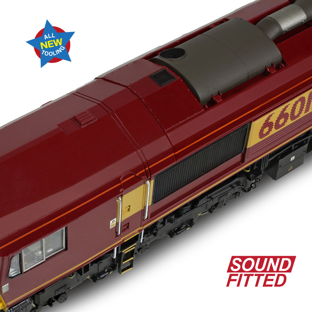 Class 66/0 66015 EWS Diesel Locomotive - DCC Sound