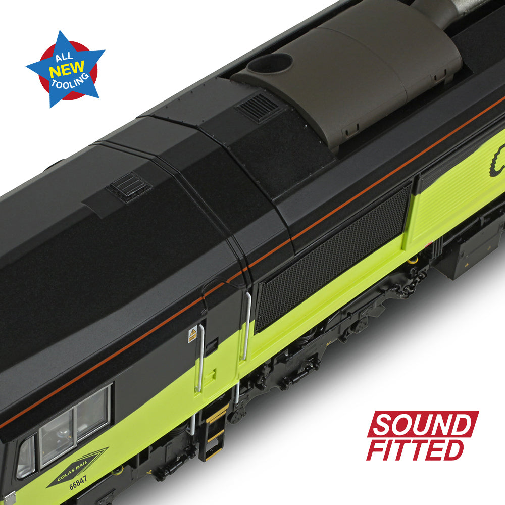 Class 66/8 66847 'Terry Baker' Colas Rail Freight Diesel Locomotive - DCC Sound