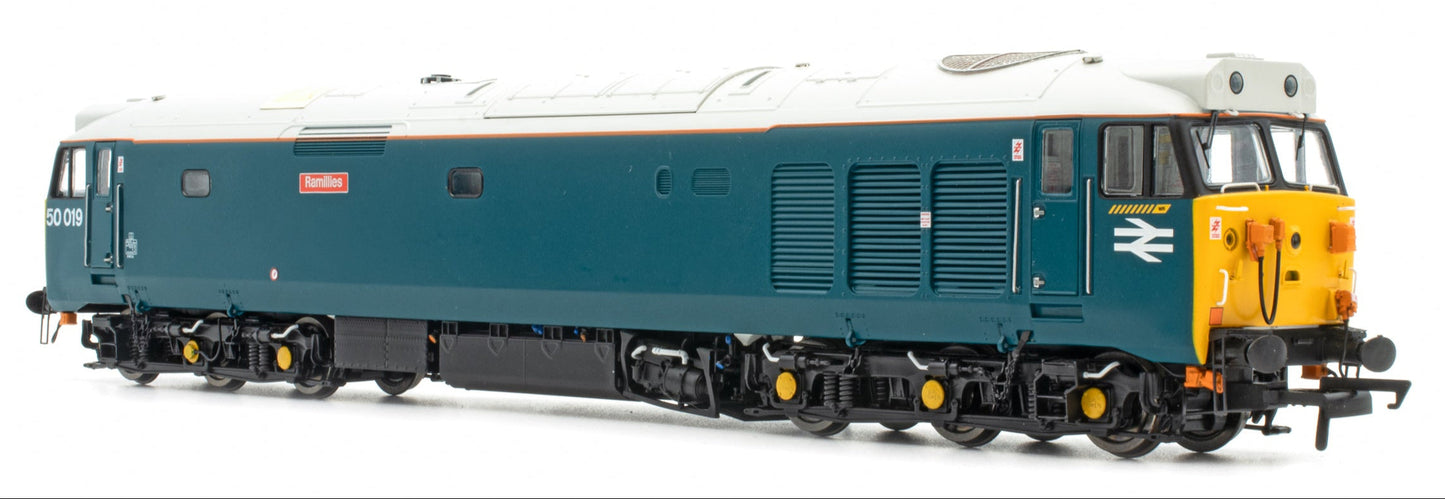 Class 50 BR Laira Blue 'Ramillies' No.50019 Diesel Locomotive - DCC Sound