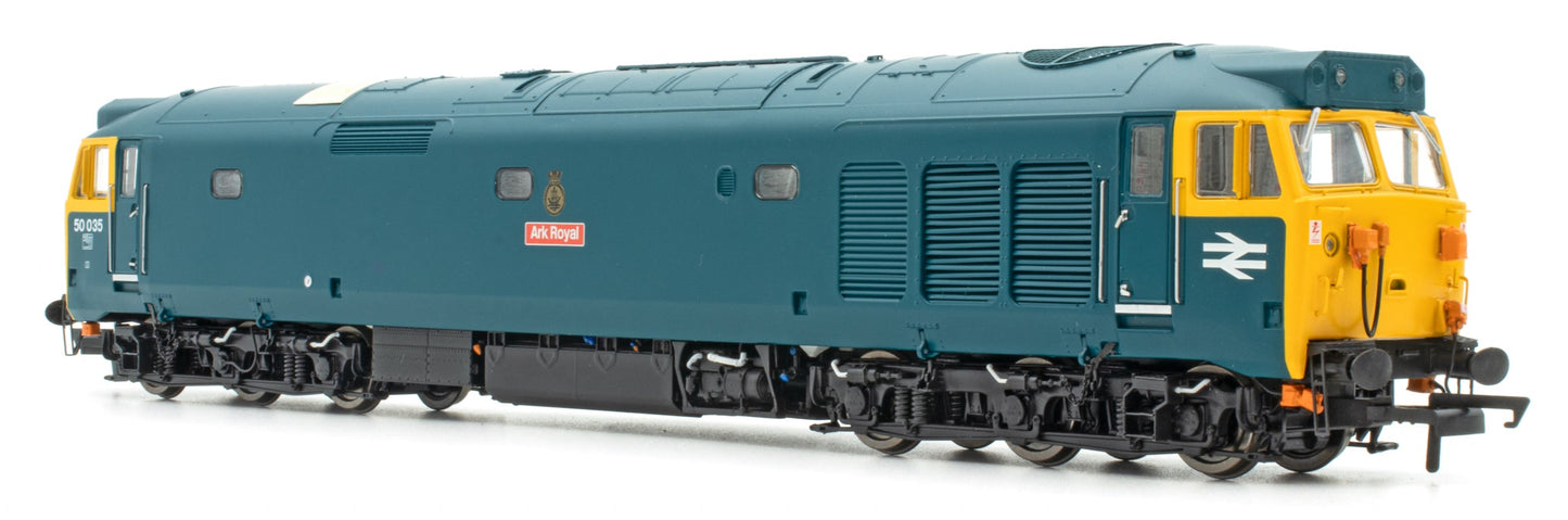Class 50 BR Blue Pre-refurbishment 'Ark Royal' No.50035 Diesel Locomotive - DCC Sound