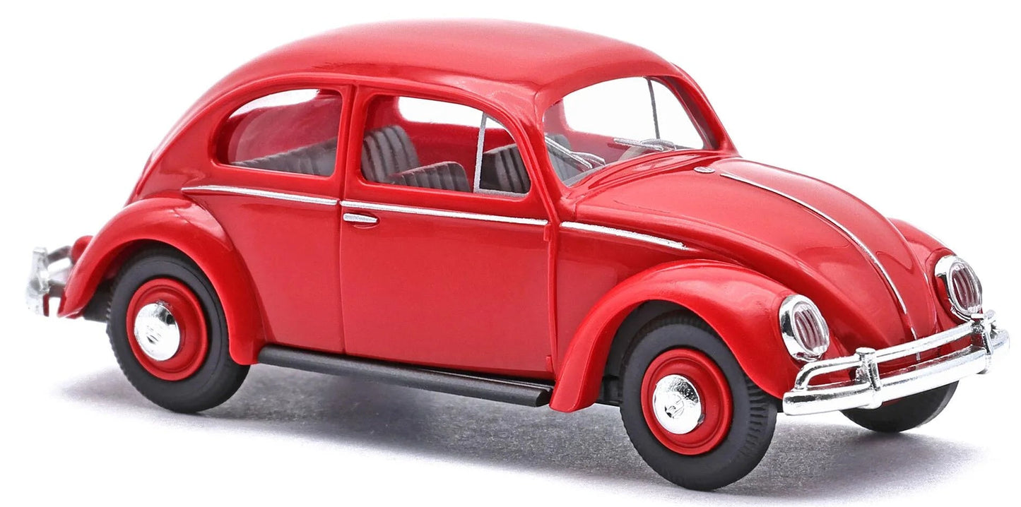 BUS52955 VW Beetle with oval window, red