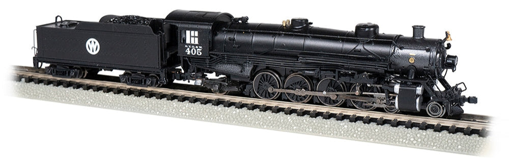 4-8-2 Light Mountain - New York, Ontario & Western #405 Steam Locomotive