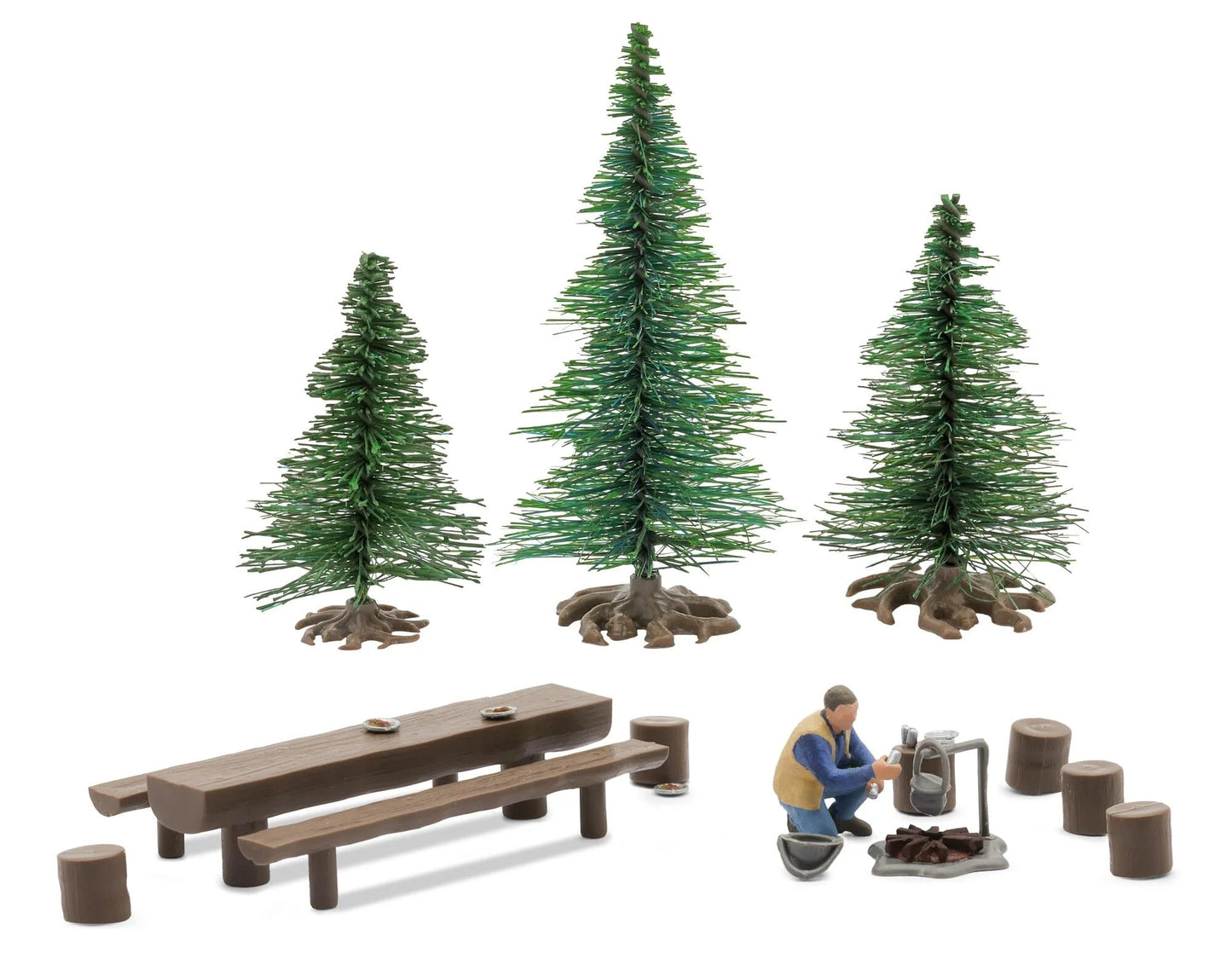 BUS5433 Small campfire with figure