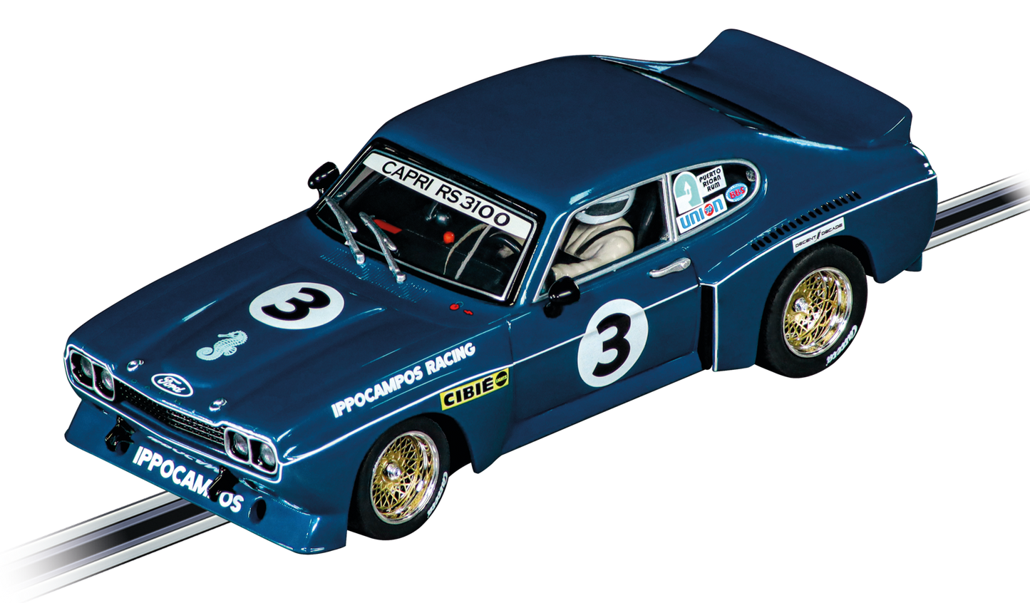 Carrera Digital 132 Ford Capri RS 3100 "Ippocampos Racing, No.3"