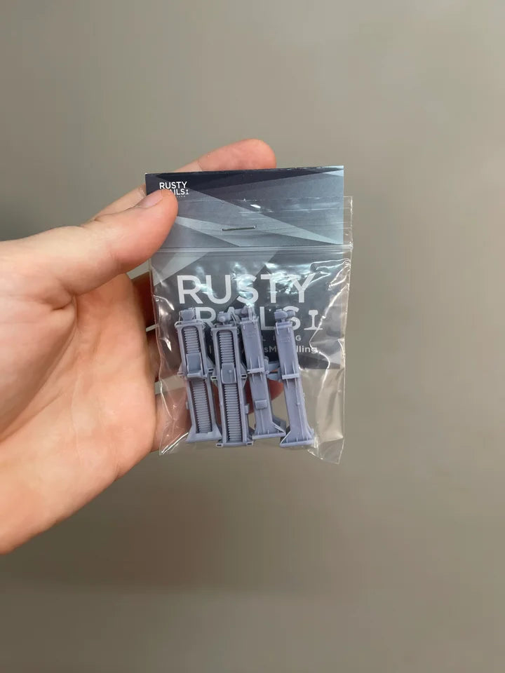 OO Gauge Lifting Jacks (Pack of 4) - Unpainted