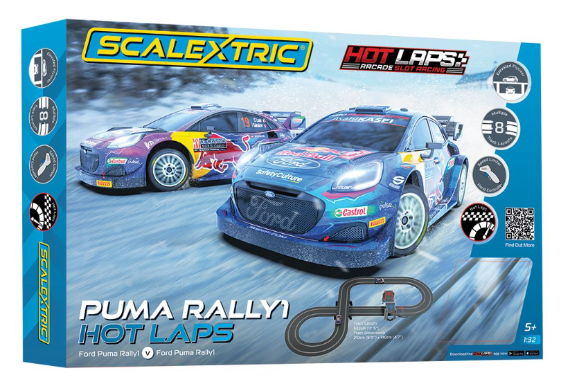 Scalextric Puma WRC Hot Laps Race Set Rails of Sheffield