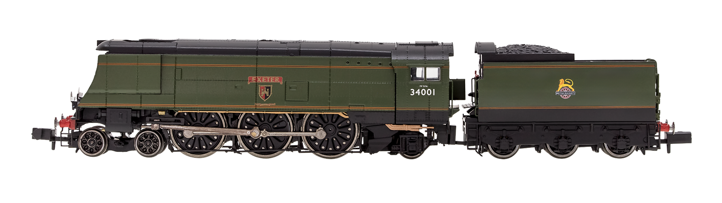 West Country ‘Exeter’ 34001 BR Green Early Crest