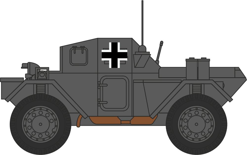 76DSC007 Dingo Scout Car Wehrmacht (Captured) France 1944