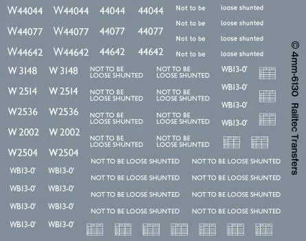 Milk Tankers Waterslide Decals