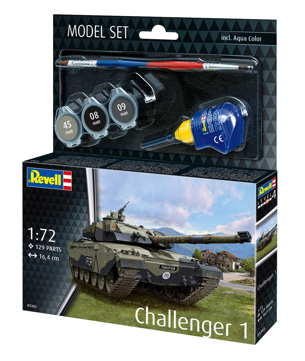 Model Set Challenger 1 Tank