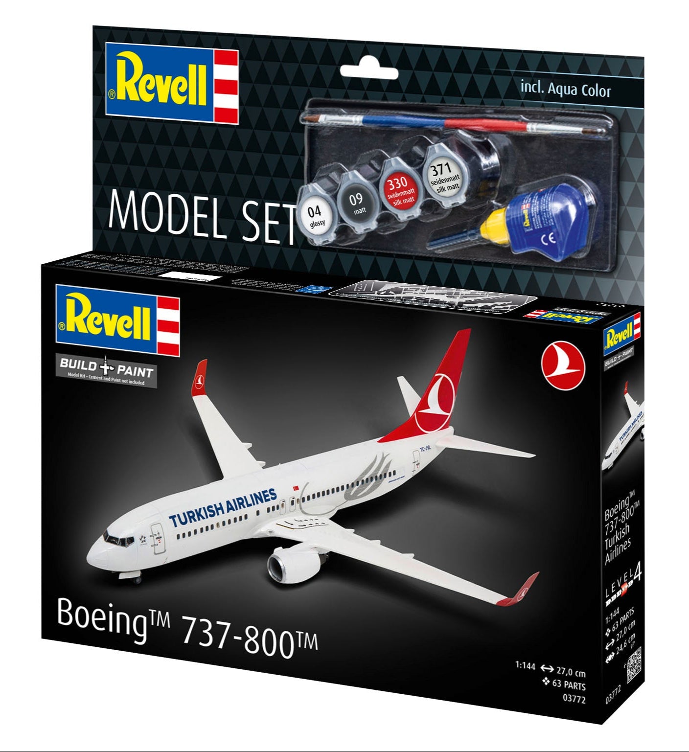 Model Set Boeing 737-800 "Turkish Airlines" Model Kit