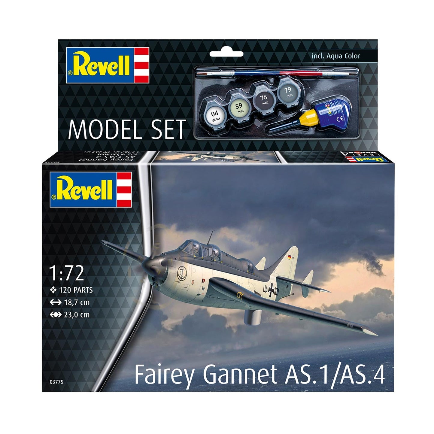 63775 Model Set Fairey Gannet AS.1-AS.4 Model Kit