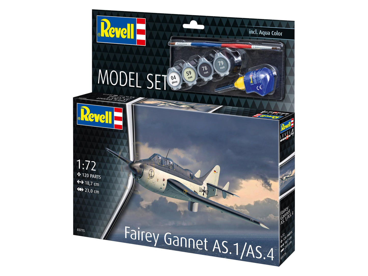 Model Set Fairey Gannet AS.1-AS.4 Model Kit