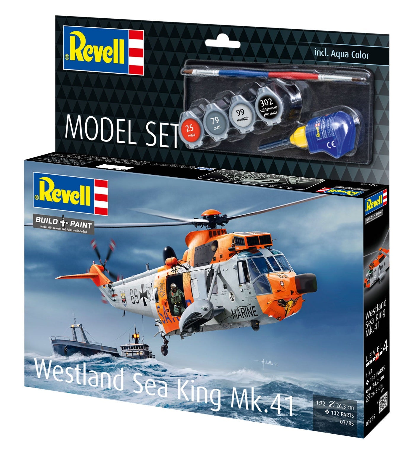 Model Set Westland Sea King Mk. 41 Model Kit