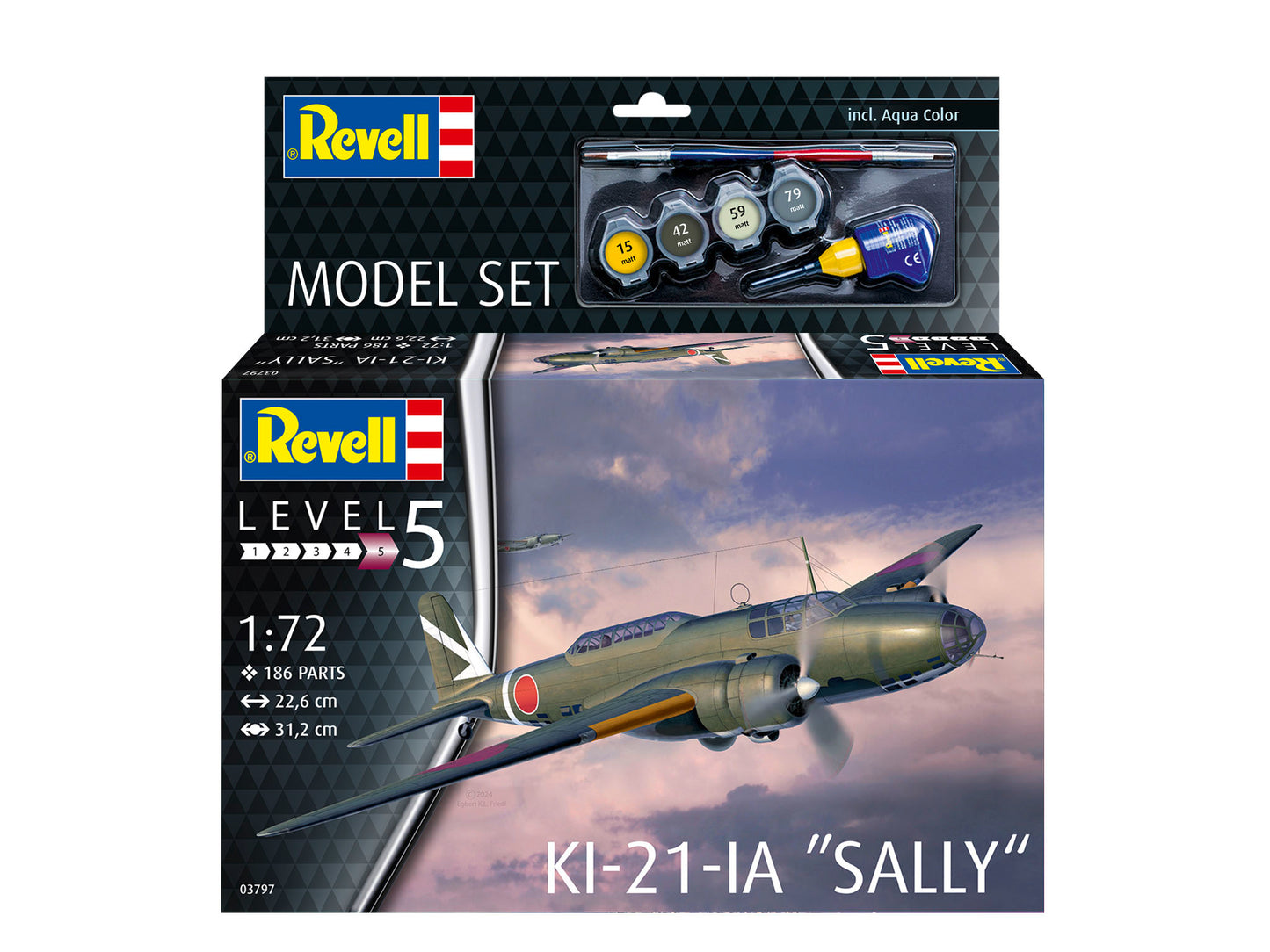 63797 Model Set Ki-21-la "Sally" Model Kit