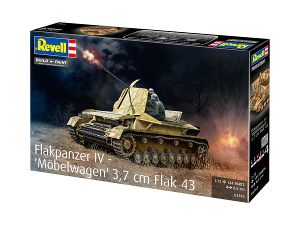 03363 Flakpanzer IV - "Möbelwagen" 3.7 cm Flak 43 Model Kit