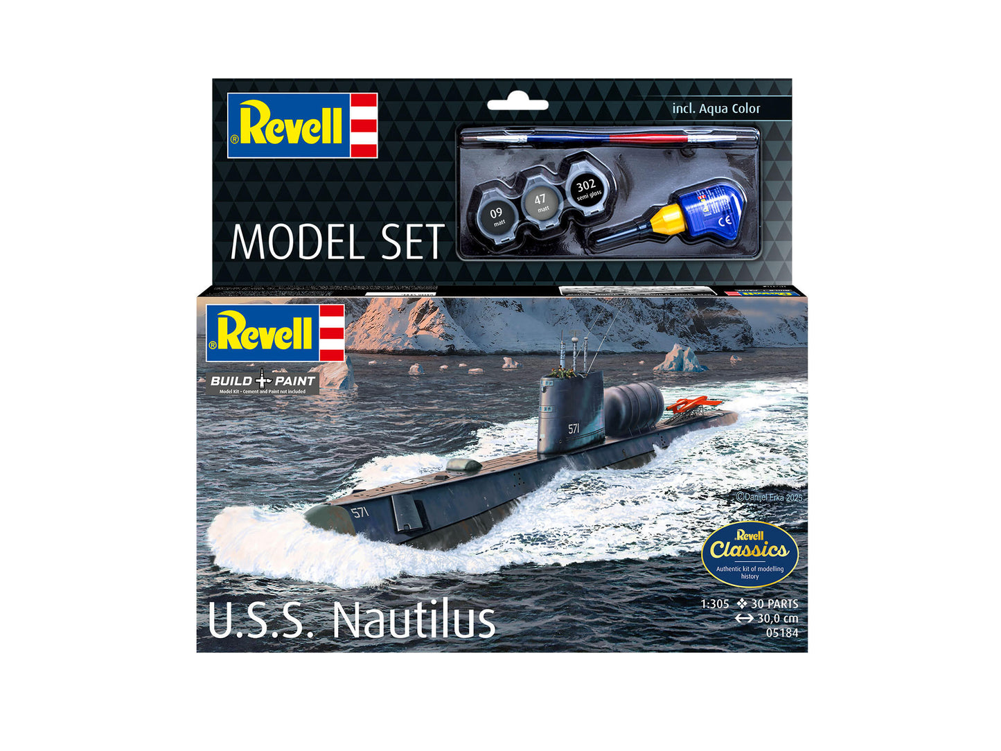 65184 Model Set U.S.S. Nautilus Model Kit