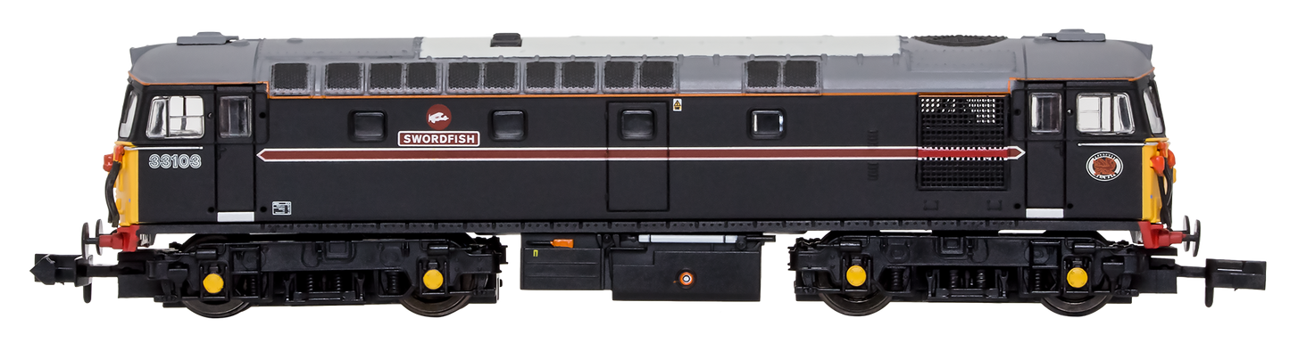Class 33/1 33103 Fragonset Swordfish Diesel Locomotive