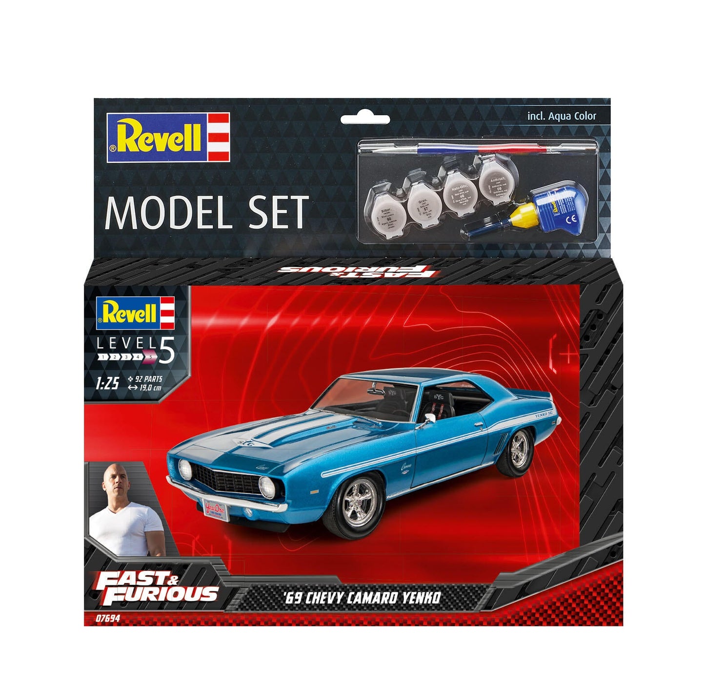 Fast & Furious 1969 Chevy Camaro Yenko Model Set