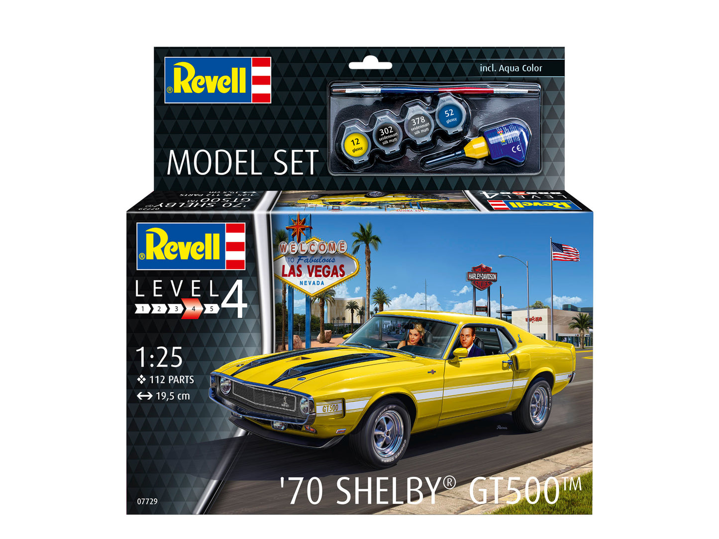 67729 Model Set '70 Shelby Mustang GT500 Model Kit